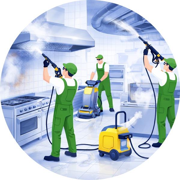 Ilustraciya za profesionalno pochistvane i otchet